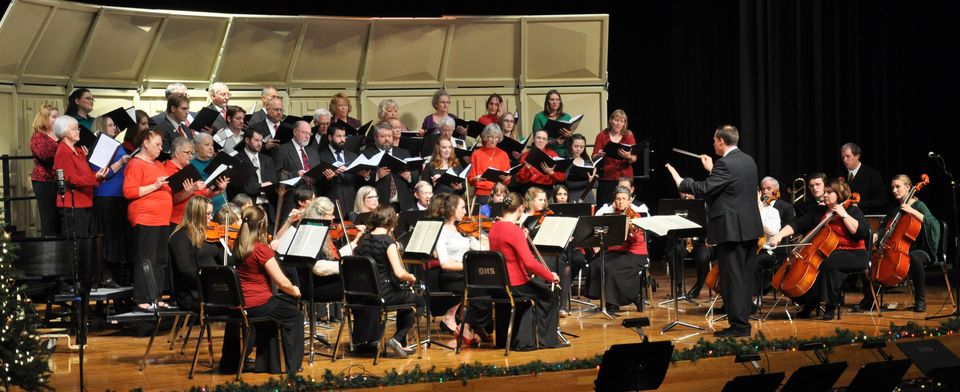 Combined orchestra and chorus Christmas Concert