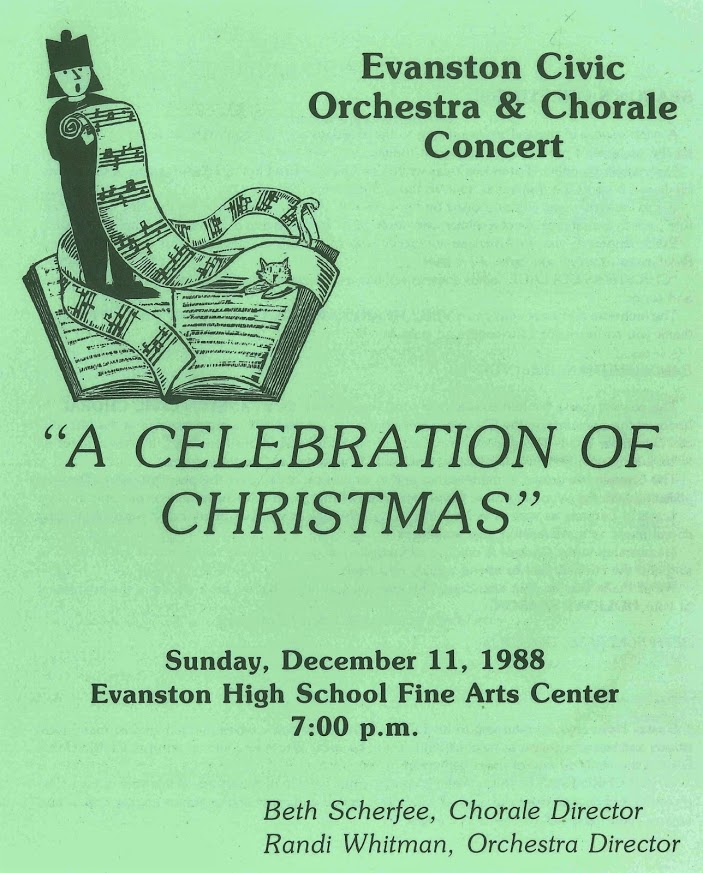 Evanston Civic Chorale - December 1988 - Celebration of Christmas 1
