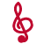 Treble Clef Icon